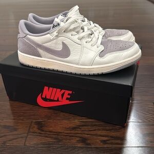 Nike Gray and White Sneakers